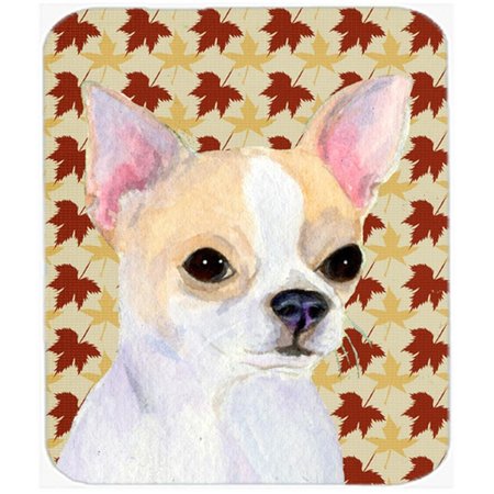 CAROLINES TREASURES Chihuahua Fall Leaves Portrait Mouse Pad- Hot Pad Or Trivet SS4382MP